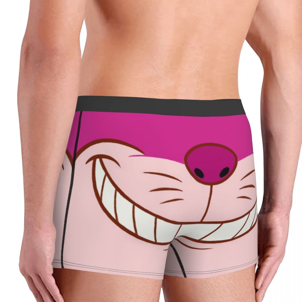 Cá nhân hóa cheshires cat boxer quần đùi nam 3d in nam breathbale kawaii đồ lót quần lót quần lót