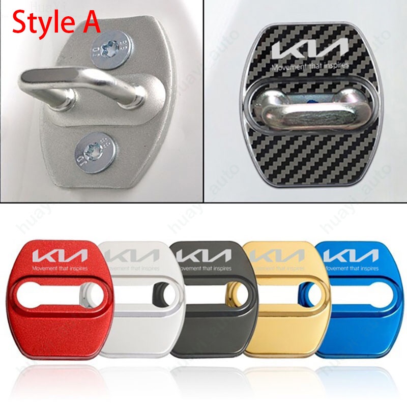 Set 4 Ốp Bảo Vệ Khóa Cửa Xe Hơi Kia Kn Seltos Kx3 Bongo Sonet K3 Sorento Soluto Picanto Sedona Sportens Rio