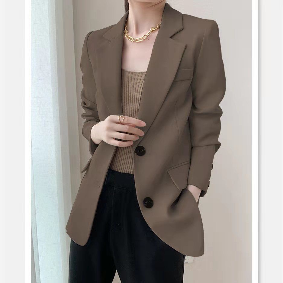 Áo Khoác Blazer Mỏng Phong Cách Hàn Quốc Thời Trang Cao Cấp Cho Nữ