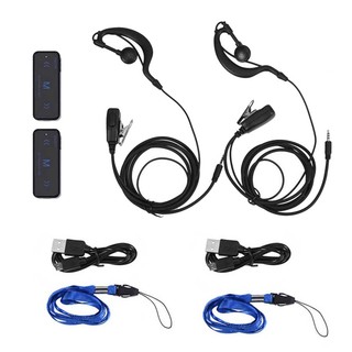 Set 2 Bộ Đàm Mini 400-470MHz 2 Chiều 3W