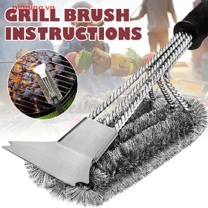 Bàn chải thép không gỉ nướng BBQ Vn Vn