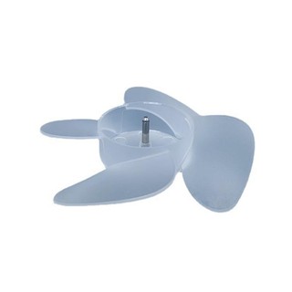 Plastic Fan Blades 4 Leaves for Hairdryer Motor Desk Fan Blades Transparent