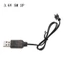 WU 250mA SM cắm 3 6V 2P Bộ sạc USB có đèn báo sạc Led cho Bộ đồ chơi ô tô NiMH NiCD RC