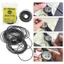 JKDESIGN 1Pack Vòng chữ O cao su, Dụng cụ sửa chữa Vòng đệm đồng hồ cao su, Cao su mặt sau đồng hồ chống nước 0,5 / 0,6 / 0,7 / 0,8mm cho thợ đồng hồ