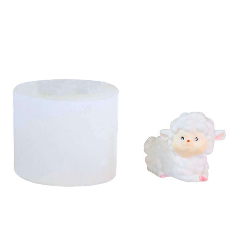 Inste Khuôn Làm Thạch Cao Hình Chú Cừu Mini Dễ Thương