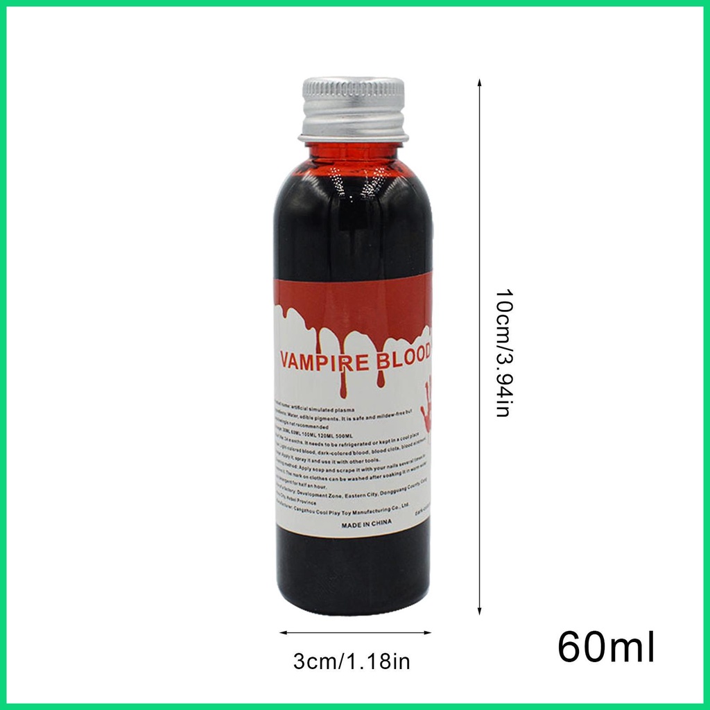 Dung Dịch Máu Giả 30 / 60ml Hóa Trang Halloween