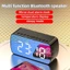 Loa Bluetooth mini không dây nghe nhạc và đóng vai trò như đèn ngủ màn gương