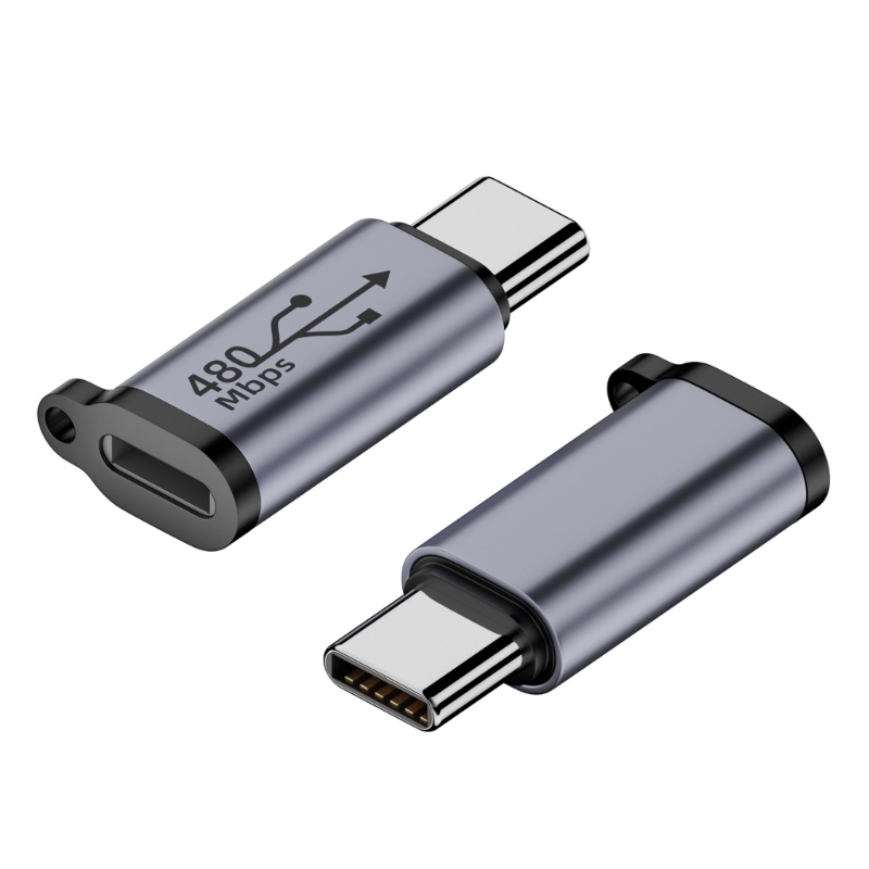 Đầu Nối Sạc Nhanh Chuyển Đổi Ổ Cắm iOS8pin Sang Cổng Cắm Type-C Micro USB 480Mbps 18W