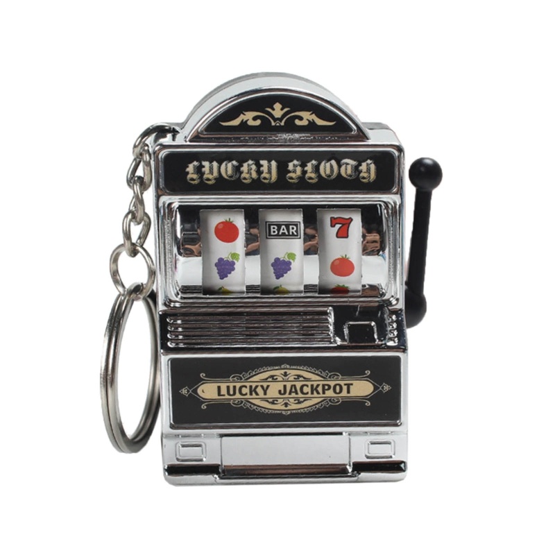 Fruit  Keychain Lucky Charm Jackpot Keychains Gifts for Kids Adults