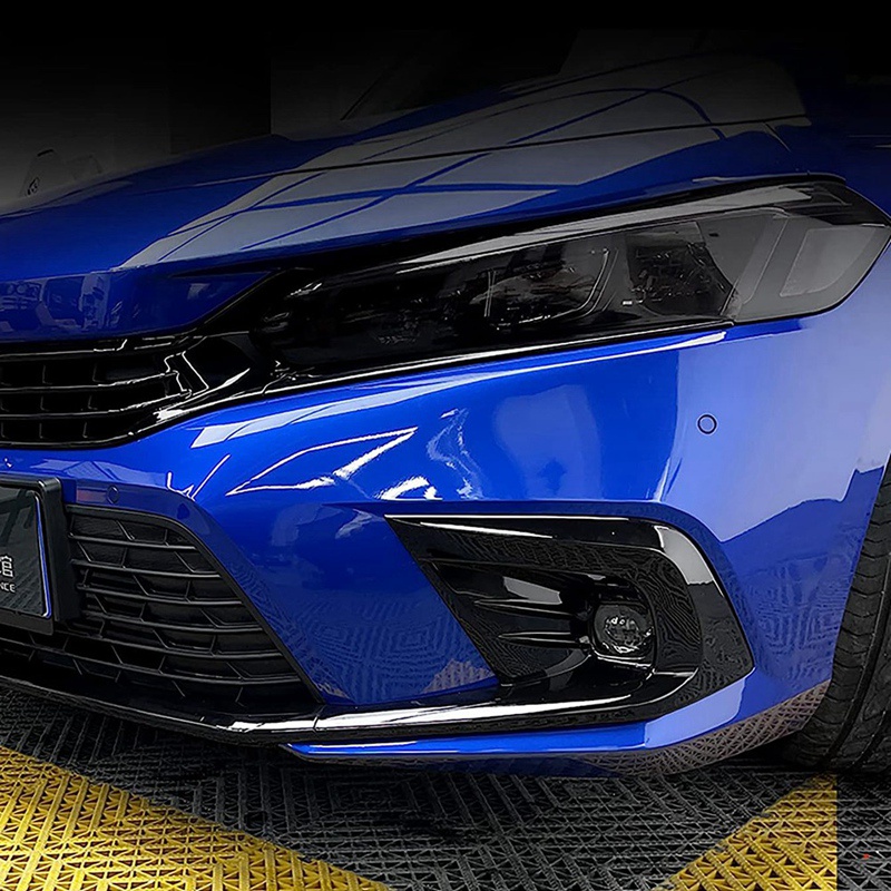 Khung Bảo Vệ Đèn Sương Mù Phía Trước Trang Trí Cho Xe Hơi Honda Civic 11Th Gen 2022 2023