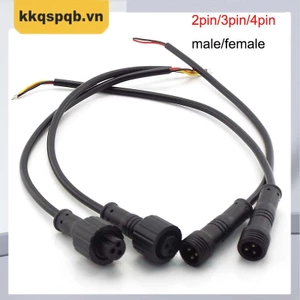 Dây Cáp Nối 2 3 4 Pin IP65 Cho Đèn LED Dải Jack Cắm Đực Và Cái 20cm Lengh 500V 3A vnk3