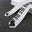 FUJIOU Bàn Phím Piano Cà Vạt Polyester Cổ Điển Cho Nam Váy Lạ Mắt Skinny Tie