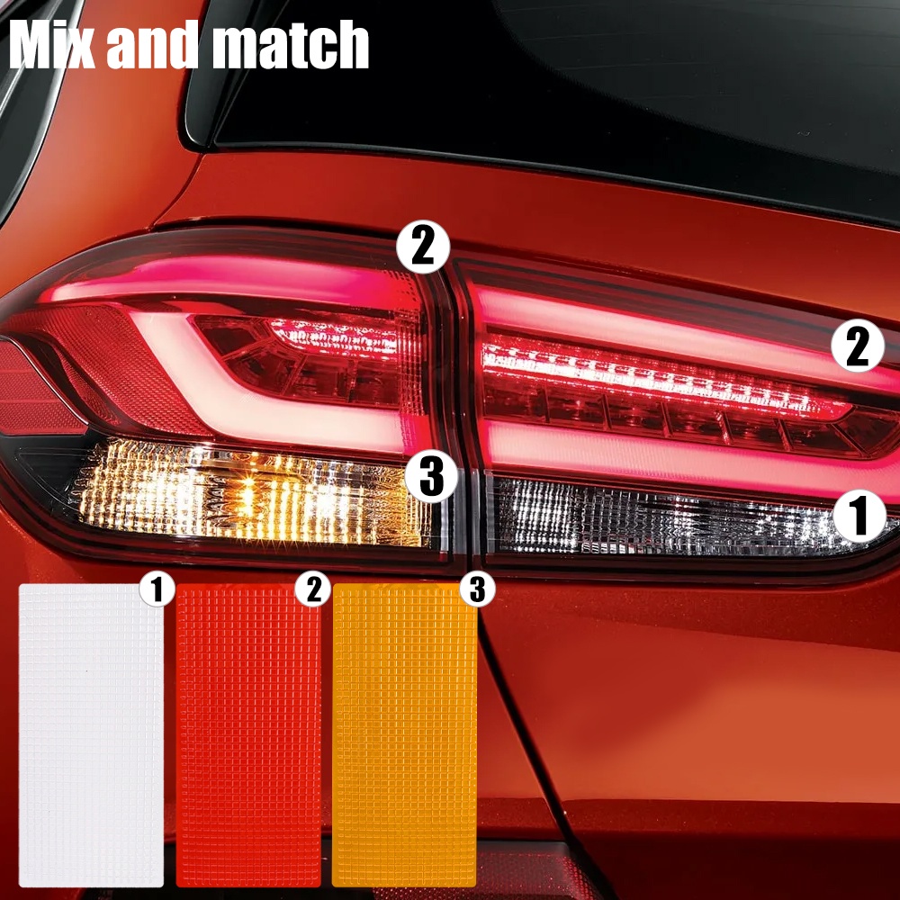 Bộ 3 Miếng Dán Đèn Pha / Vết Nứt Xe Hơi Tự Dính Chống Thấm Nước