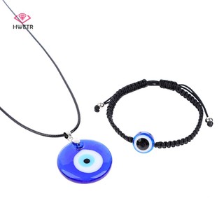 Hwetr kính xanh 3cm mặt dây chuyền vòng cổ vòng tay vòng cổ may mắn choker trang sức mới
