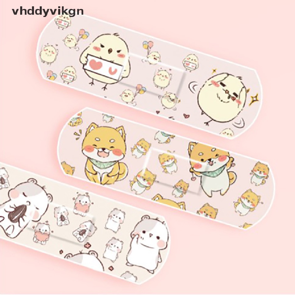 Set 120 Miếng Dán Họa Tiết Băng Cá Nhân Thoáng Khí Chống Thấm Nước
