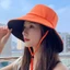 Mũ xô DUKGLOW Xuân Hè Mũ Panama Mũ hai mặt chống tia cực tím Mũ ngư dân