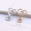 Phụ kiện móc chìa khóa hình trái tim, pentagram, dây xích, chất liệu handmade DIY dùng làm trang sức