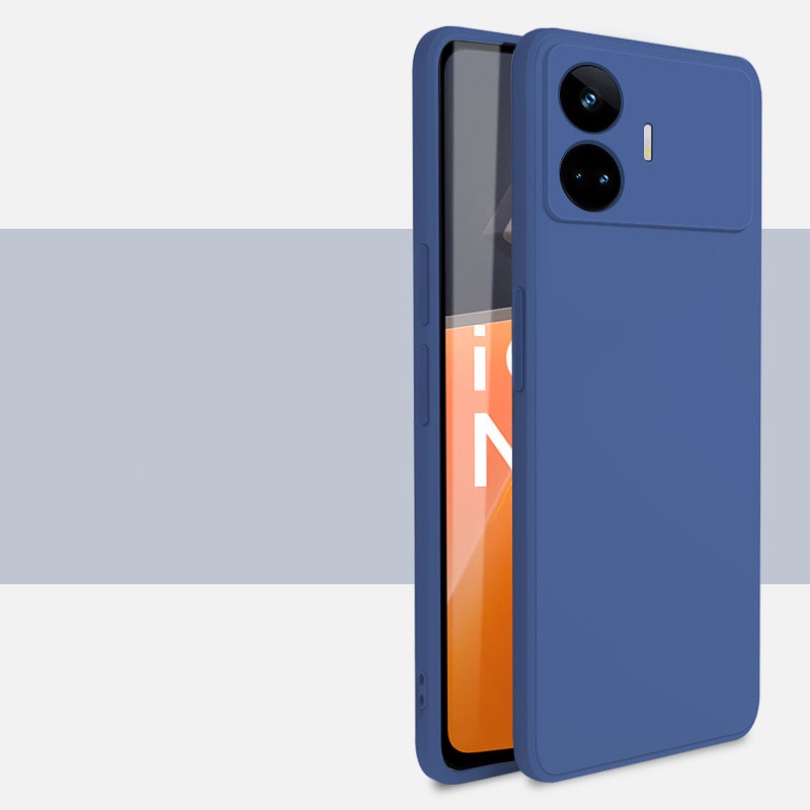 Ốp Điện Thoại TPU Dẻo Vuông Màu Kẹo Ngọt Tươi Tắn Đơn Giản Cho Realme GT Neo 5 SE Narzo N55 10 Pro +