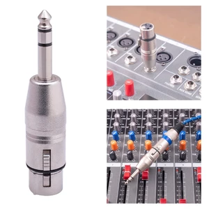 OXXGGKAO Stereo 1 4 inch 6 35mm sang XLR Cắm Bộ chuyển đổi micrô âm thanh nổi