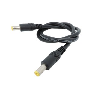 Dây Cáp Nối Nguồn 12v 18awg DC male Sang female 5.5X2.5mm 2.1mm diy