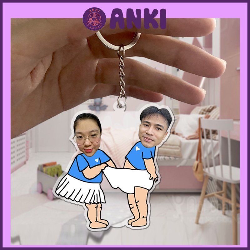 Standee, móc khoá cặp đôi siêu bựa chất, cute, mẫu thiết kế, quà cặp đôi, quà tặng, quà kỷ niệm, sưu tập, móc kháo mica