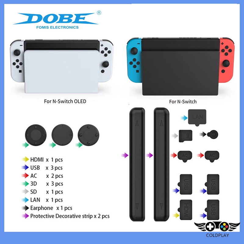 Bộ Nút Bịt Chống Bụi Bằng Silicon Cho Máy Chơi Game Nintendo Switch ...