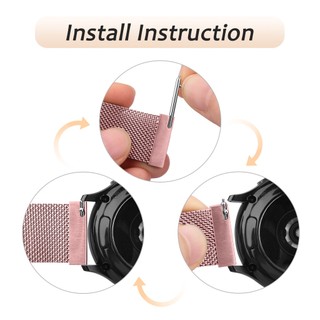 Dây Đeo Inox Milanese 20 / 22mm Cho Đồng Hồ Huawei HONOR Watch GS3 GS Pro HONOR Magic Iwatch 2 46mm 42mm / ES