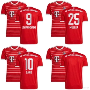 Áo Thun Số 2 YP2 2022-2023 Bayern Munchen Lewandowski Sane Muller Plus size PY2