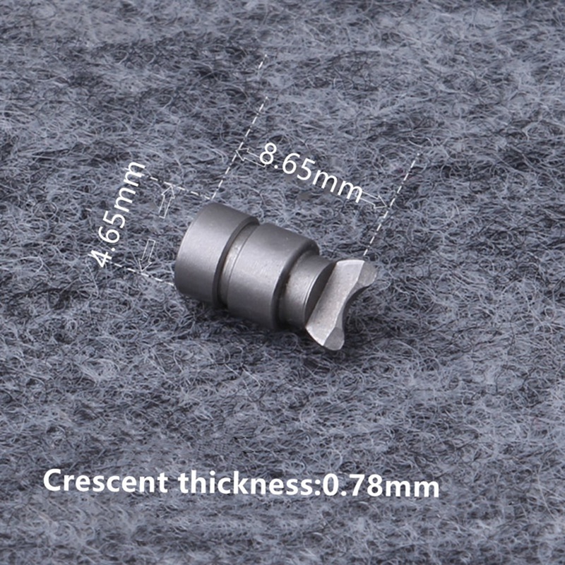 Bánh xe câu cá bán nguyệt bằng kim loại Nửa mặt trăng Thích hợp cho bánh xe thả nước Abu BMAX SMAX PMAX Revo
