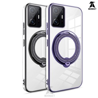 Ốp Điện Thoại Mỏng Nhẹ Kèm Giá Đỡ Nhẫn Từ Tính Chống Rơi / Sốc Cho Xiaomi 11T / 12T / 13 Pro