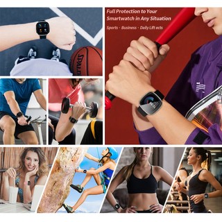 Vỏ PC Cứng Bảo Vệ Màn Hình Toàn Diện Cho Fitbit Versa 3 4 / Fitbit Sense 2