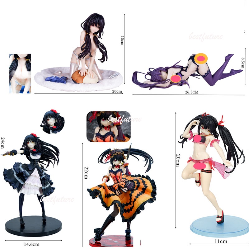 Zhongkaihua Datum een levende figuur Yatogami Tohka Figuur 18CM PVC Model Datum een Live Action Figuur Anime Standbeeld Beeldje Collectibles Desktop Decoratie