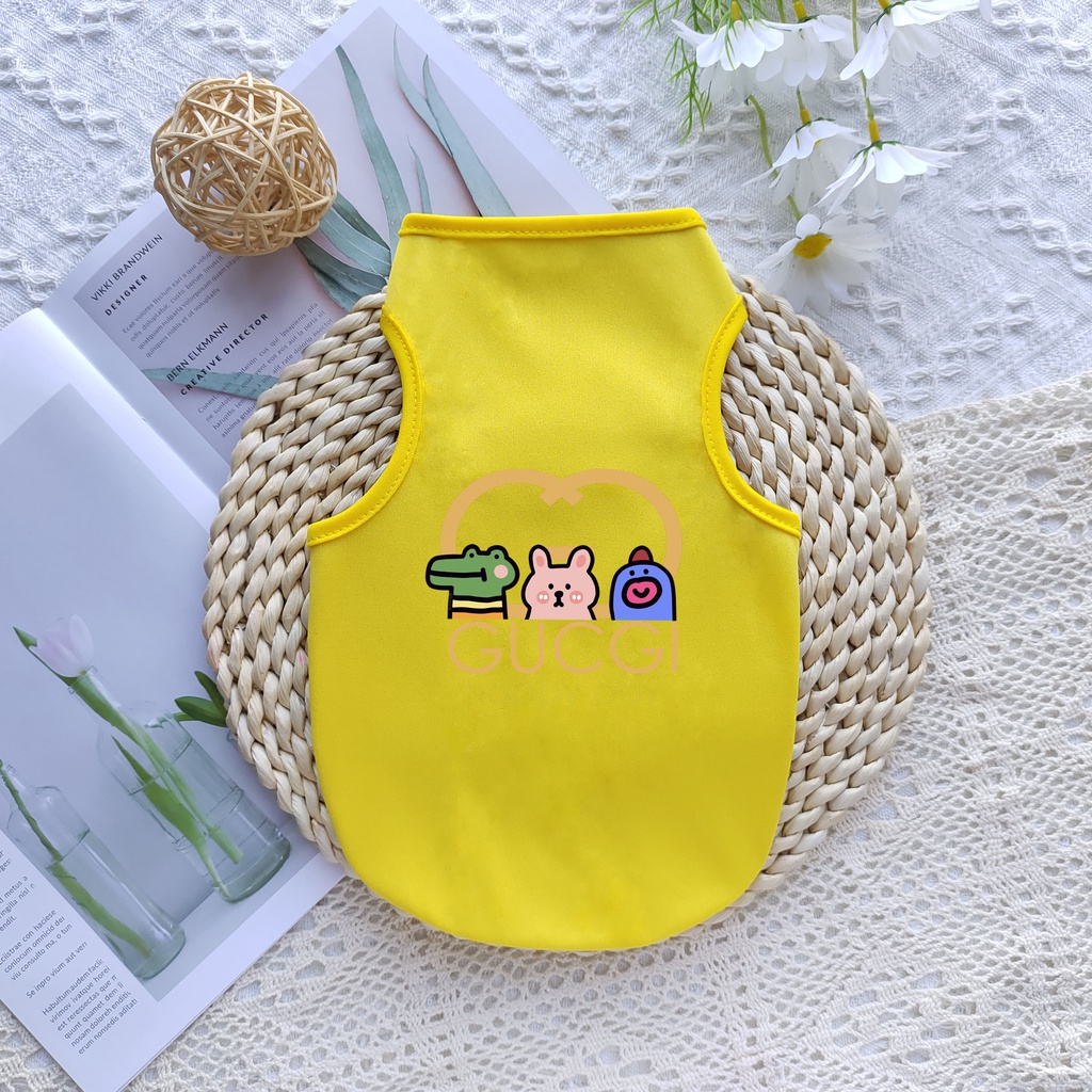 Áo Thun In logo Thời Trang Mùa Hè Cho Thú Cưng