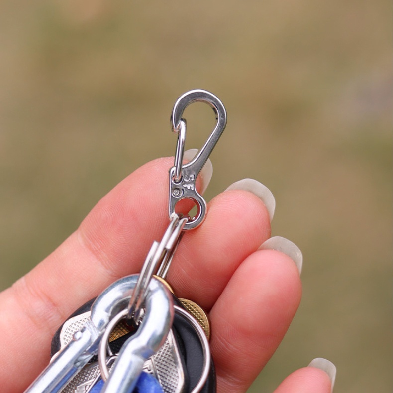 Móc Khóa Lò Xo Mini Đa Ứng Dụng Cho Hoạt Động Ngoài Trời