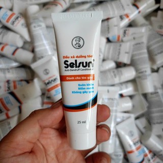 (5x25ml=125ml) Combo 5 tuýp Dầu xả dưỡng tóc Selsun 25ml/1tuýp- Hàng mini