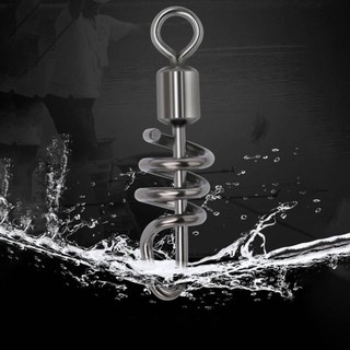 AUGUSTIN 20 Chiếc Cán Câu Cá Xoay, 2 -10 Có Vít Snap 8 Hình Kết Nối Vòng, Thép Không Gỉ Lực Kéo Mạnh Lực Nhẹ Snap Thay Đổi Đầu Nối Móc Câu