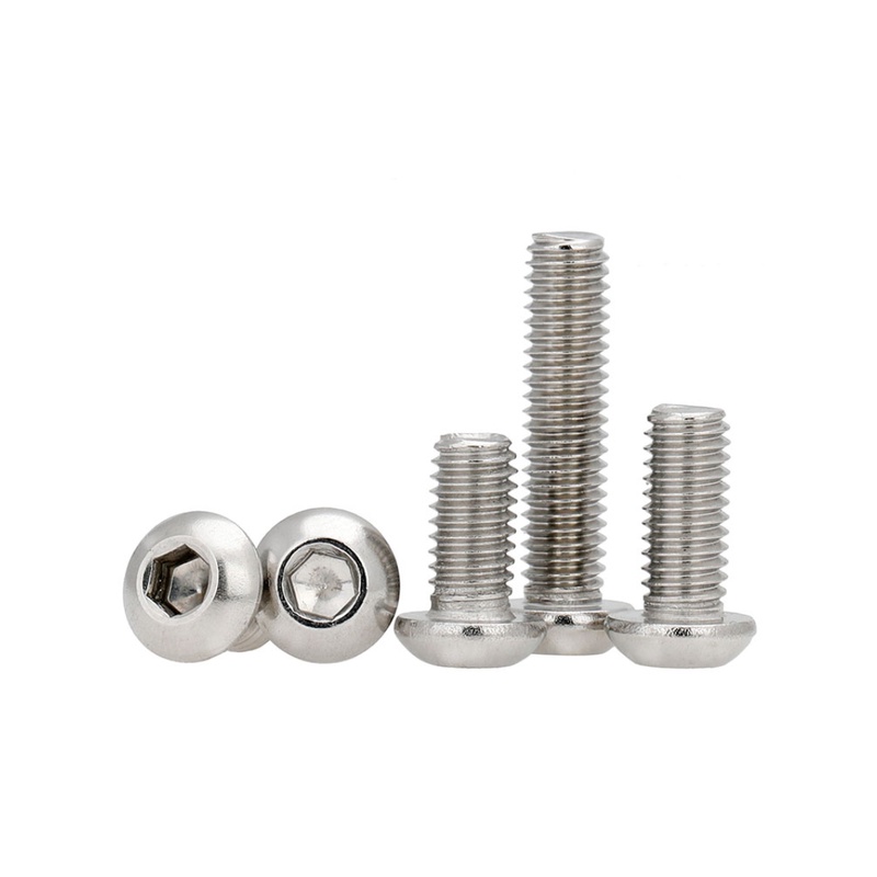 INOX 316 ốc đầu mo cầu tròn Ốc Bulong Lục Giác đầu Dù Tôi M6 / m8 / m10 ...