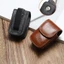 FUHUIOT Thắt Lưng Hộp Kính Nam Spectacle Case Da PU Treo Trên Thắt Lưng Người Trung Niên Và Người Cao Tuổi Túi Kính Mắt Kính Hộp Bảo Quản Gấp Kính Trường Hợp