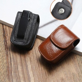 Hộp đựng kính đeo thắt lưng YONDR Hộp đựng kính di động đơn giản bằng da PU treo trên thắt lưng Hộp kính mắt Người trung niên và người cao tuổi Hộp đựng kính gấp của cha