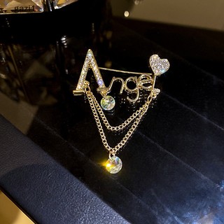 [gazi1] Trâm cài chữ kim cương giả dành cho nữ Phụ kiện thời trang Hijab Pin Jewelry Boutique