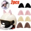 Bộ 2 Miếng Dán Trang Trí Mũ Bảo Hiểm Hình Tai Mèo 3D Nhiều Màu Dễ Thương DIY