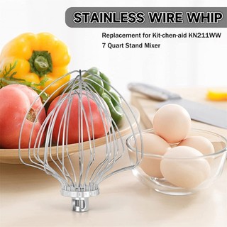 Máy Đánh Trứng Bằng Dây Thép Không Gỉ Cho 7QT KN211W KSM8990DP KMS7586RSR KMS7586PCA KS