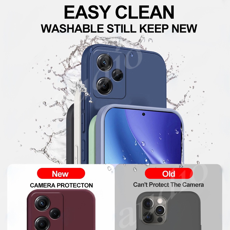 Ốp lưng silicon TPU vuông chính hãng chống sốc cho Realme C65s/C61/C65/C61 4G/C65s NFC 2024