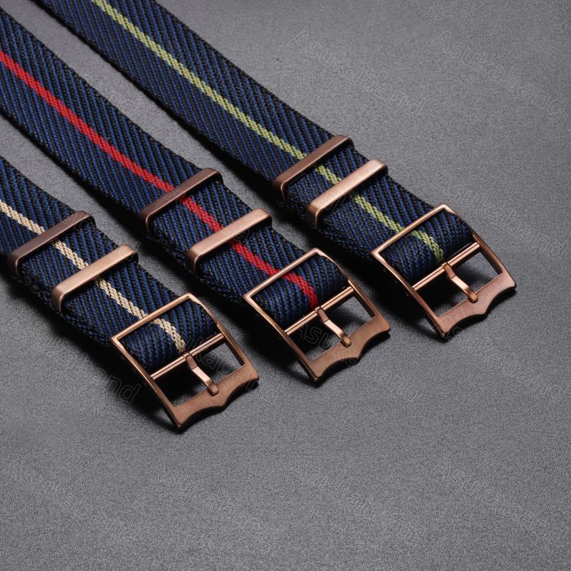Dây Đeo Đồng Hồ Bằng Nylon Phong Cách Quân Đội NATO ZULU Màu Đen Kích Thước 20mm 22mm