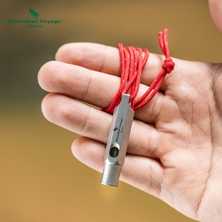 Còi Titan Sinh Tồn Khẩn Cấp Kèm Dây Đeo Cho Huấn Luyện Thể Thao
