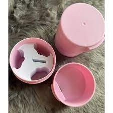 Hũ đựng keo LASHES SUPPLY loại 1 _ hũ gạo đựng keo, màu đen + màu hồng - DỤNG CỤ NGHÀNH MI - MI FAN SẴN