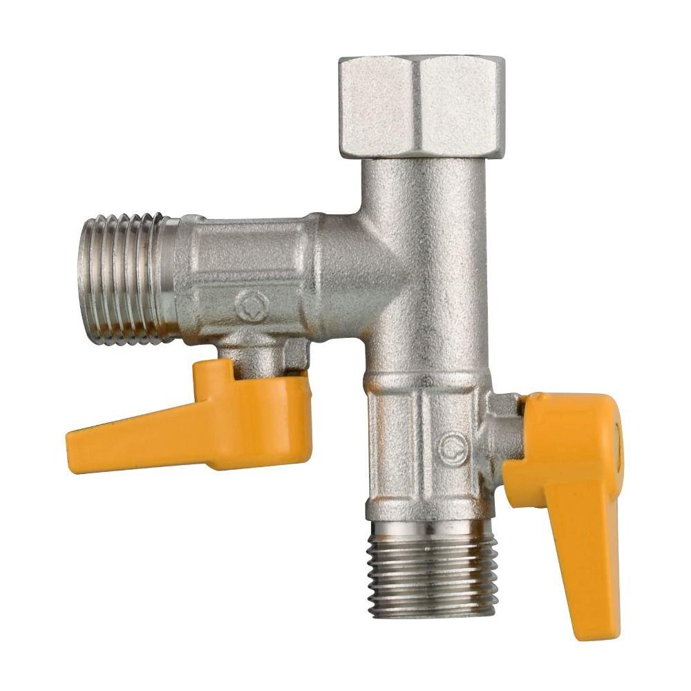 Van chuyển đổi vòi hoa sen ESSENCEH, Bộ chuyển đổi nước bằng đồng thau G1 / 2 ", Bộ chuyển đổi 3 chiều Đầu vòi hoa sen và vòi hoa sen