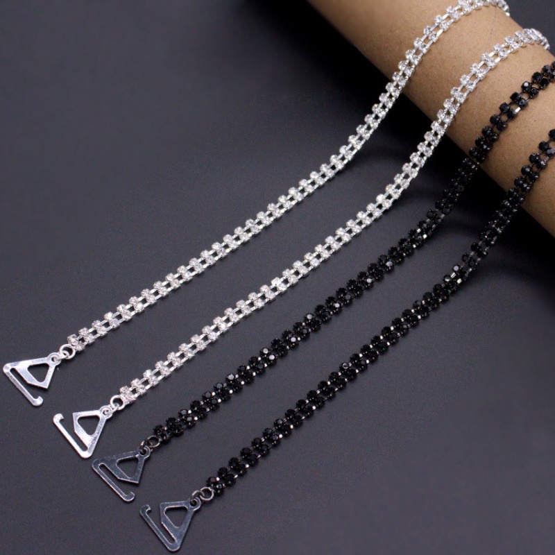 Dây Đeo Vai Đính Đá Lấp Lánh Thời Trang Mùa Hè Quyến Rũ Cho Nữ