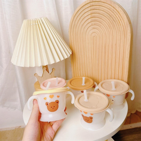 Cốc tập hút 3 giai đoạn Mum bebe 160ml cho bé ăn dặm từ 6 tháng - hanzo2009