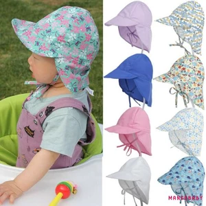 Mũ chống nắng trẻ em MG-Toddler UPF 50 + Mũ xô Cotton chống tia cực tím Mũ nắp có thể điều chỉnh
